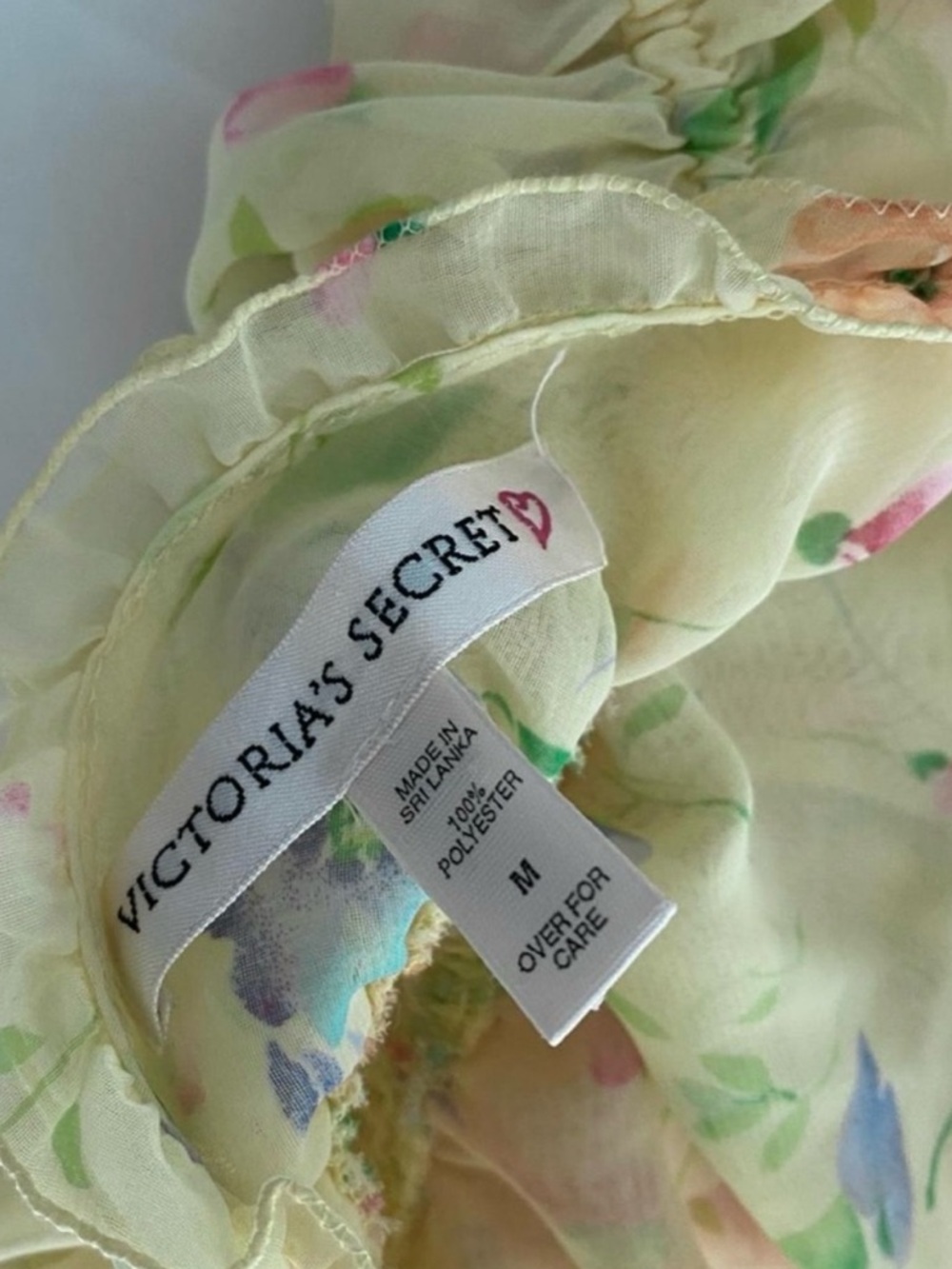 Vintage Victoria's Secret Milkmaid Floral Babydoll Dress - Picture 5 of 8